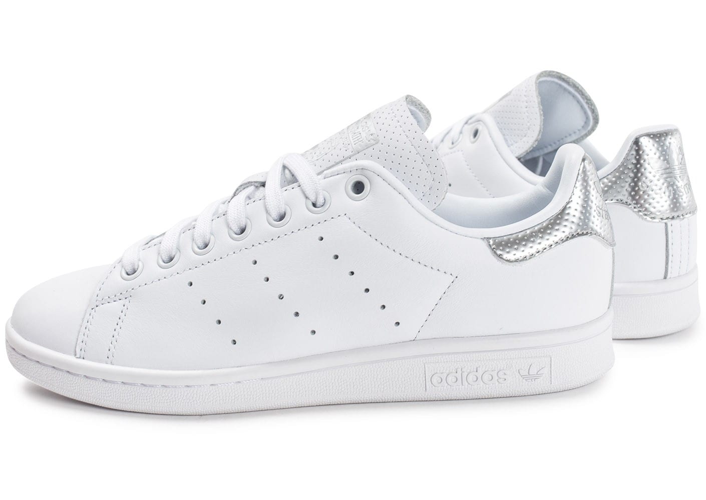 stan smith argenté femme