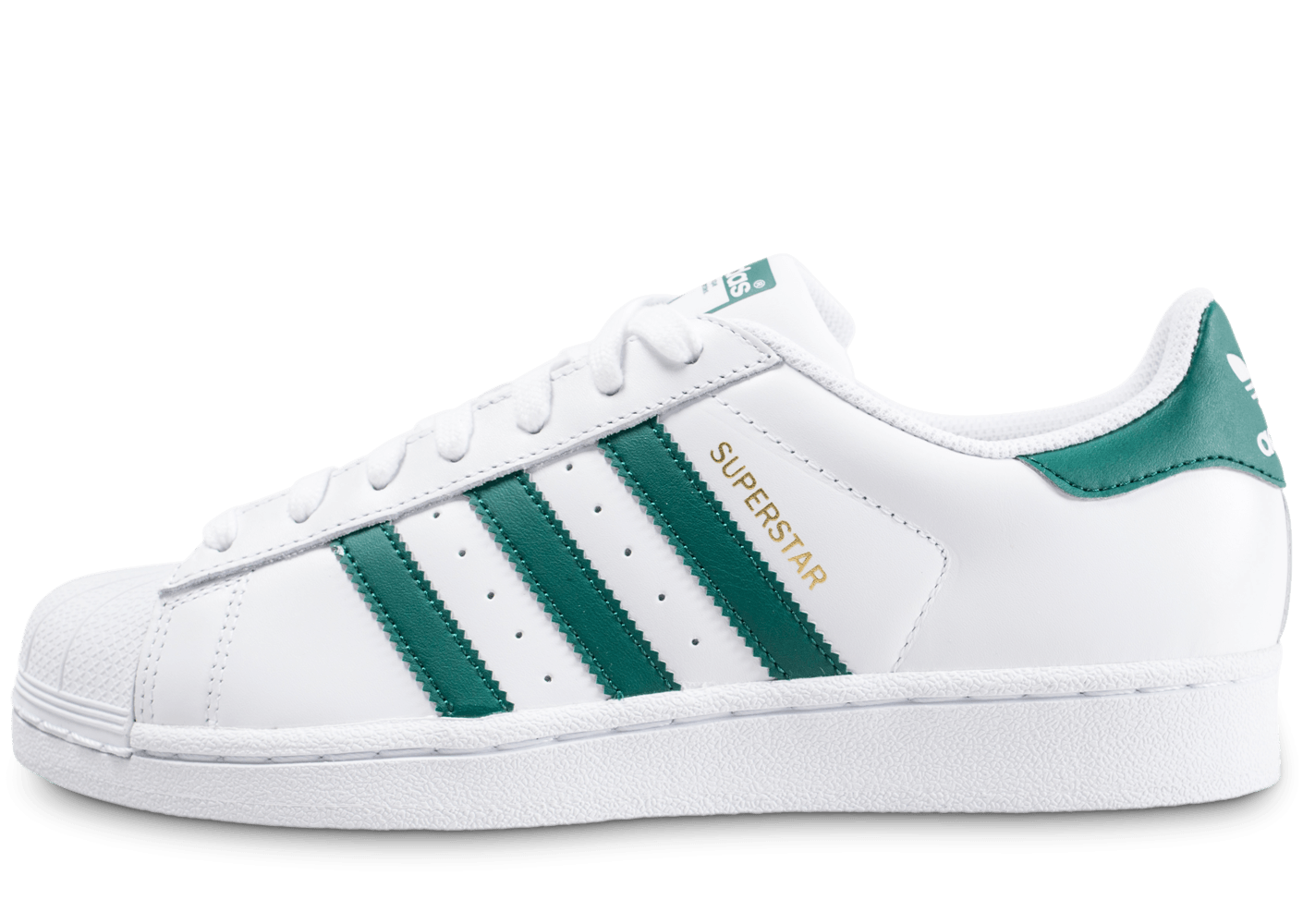 adidas superstar blanche verte