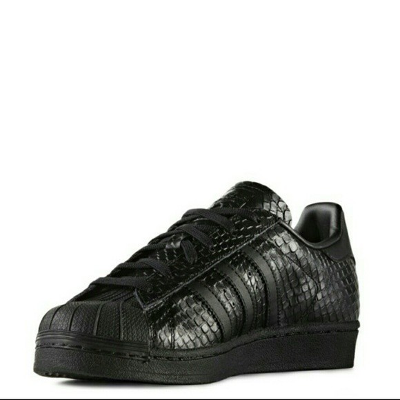 adidas superstar python noir