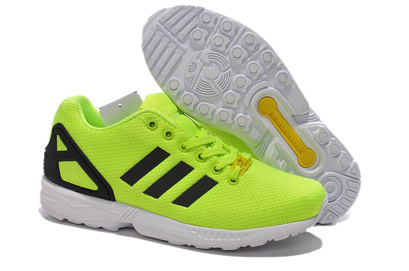 zx flux jaune fluo