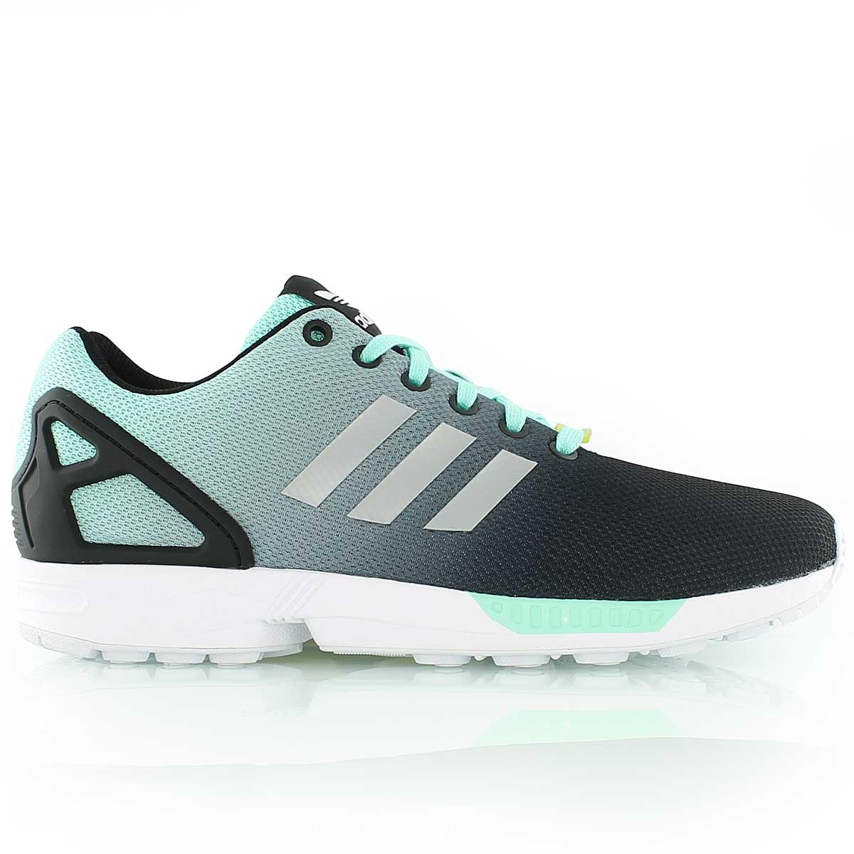 adidas zx flux grise et rose
