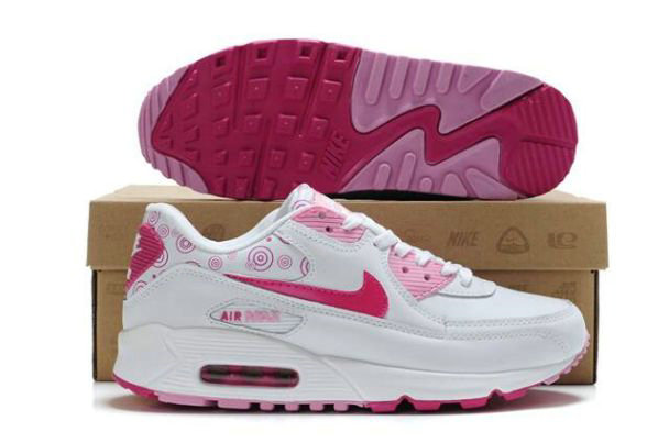 nike air max femme rose et blanc