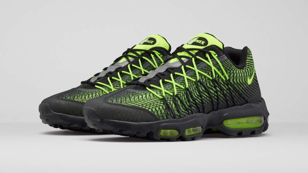 air max 95 noir et vert fluo