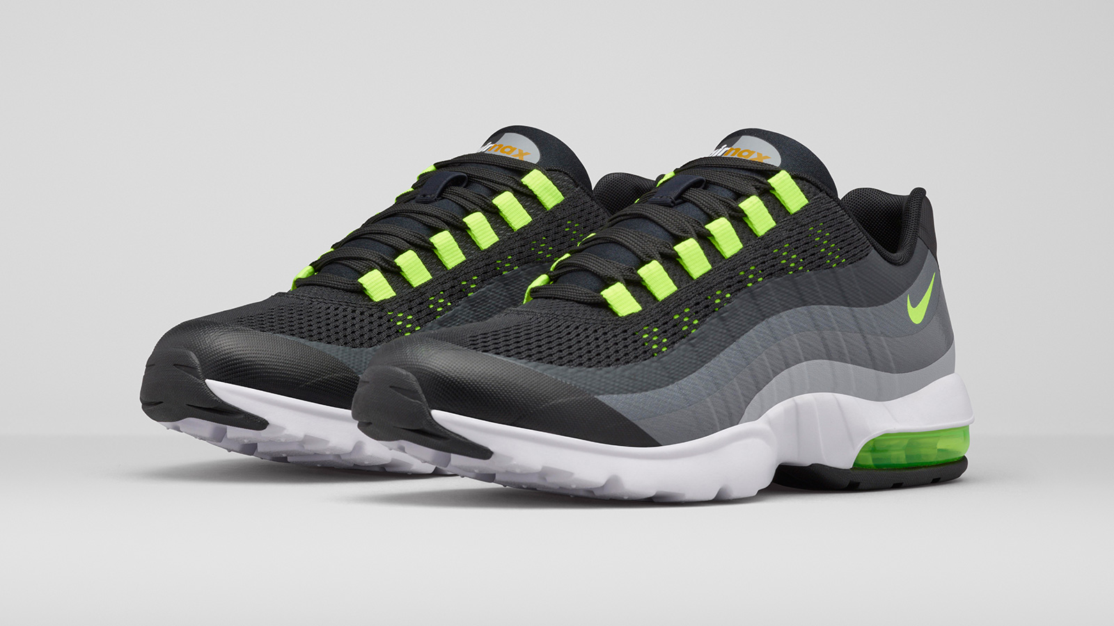 air max 95 noir et vert fluo