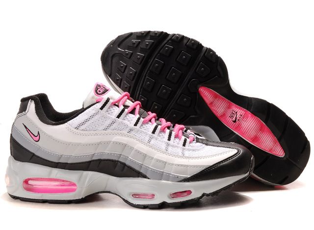 nike air max 95 rose et noir