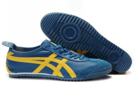 asics tiger bleu