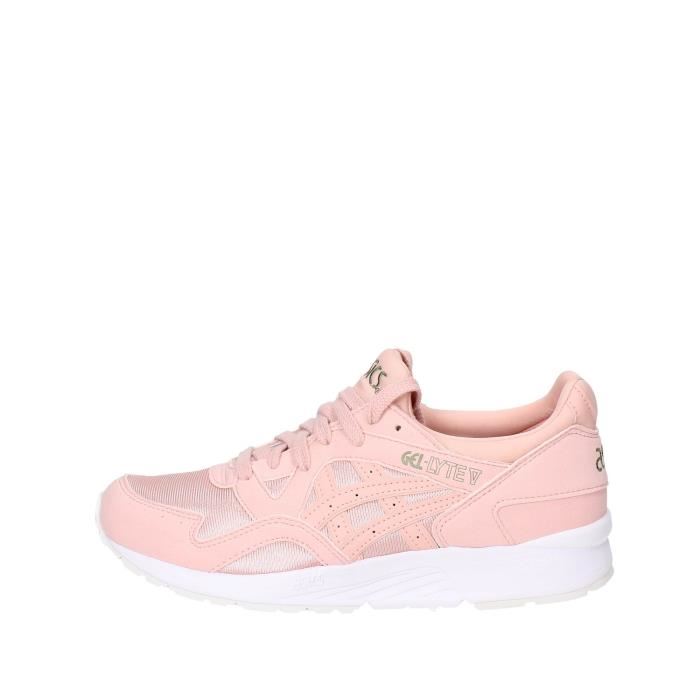 basket asics femme rose
