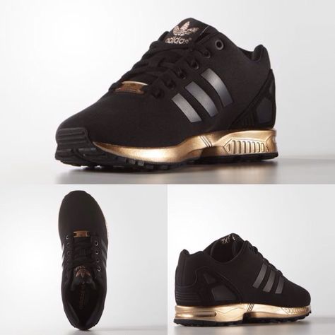 basket adidas noir doré