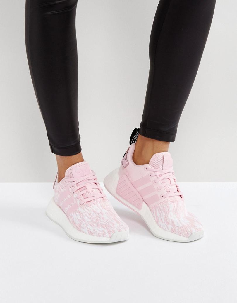 basket adidas femme noir et rose