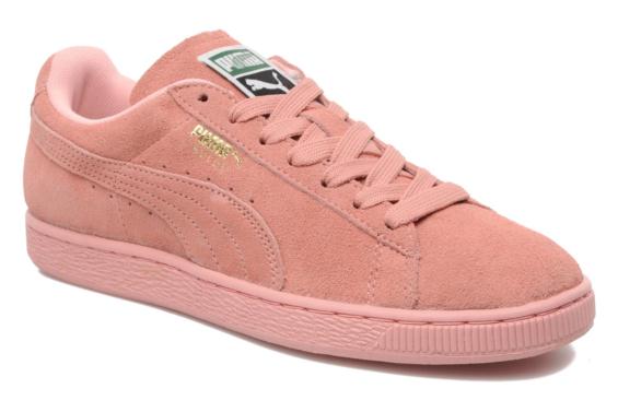 basket suede femme